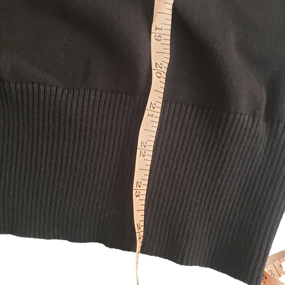 Retrology‎ Black Turtleneck Sweater Long Sleeve Pull On Size PM - Picture 7 of 11